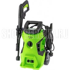 СИБРТЕХ Моечная машина высокого давления АМ-1700, 1700 Вт, 130 бар, 350 л/ч, колёсная 58222
