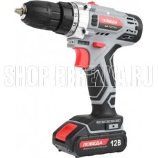 ПОБЕДА 180201648 ДА-12/1Ли Дрель-шуруповерт аккумуляторная