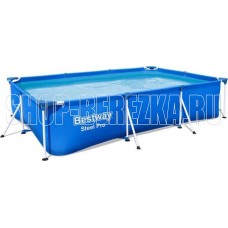 BESTWAY 56411 Бассейн каркасный 300х201х66см, 3300 л, с ф.-насосом