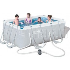 BESTWAY 56629 Каркасный бассейн POWER STEEL с ф.-насосом 282*196*84 см, 3662л