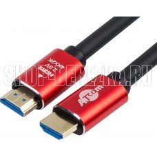 ATCOM (АТ5943) Кабель HDMI 5М (Red/Gold, в пакете) VER 2.0