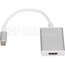ATCOM (AT3888) TYPE-C (m) - HDMI 4K(f) 0.1М белый