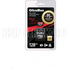 OLTRAMAX MicroSDXC 128GB Class 10 UHS-1 PREMIUM (U3) + адаптер (SD 95 MB/s) [OM128GCSDXC10UHS-1-PrU3]