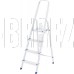СИБРТЕХ Стремянка, 4 ступени, алюминиевая, Россия 97714