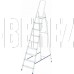 СИБРТЕХ Стремянка, 9 ступеней, алюминиевая, Россия 97719