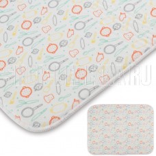 РЫЖИЙ КОТ Коврик для сушки посуды MDM-Promo-M, 40*30см (005491)