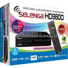 SELENGA HD980D эфирный DVB-T2/C тв ресивер, тюнер бесплатного IPTV, медиаплеер ВВ4073 SELENGA HD980D эфирный DVB-T2/C тв ресивер, тюнер бесплатного IPTV, медиаплеер ВВ4073