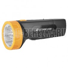 ULTRAFLASH (11241) LED3827 Аккумуляторный фонарь черный/желтый