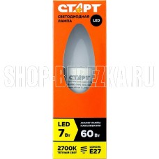 СТАРТ (17282) LEDCANDLE E14 7W30 WS