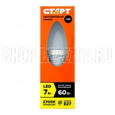 СТАРТ (17282) LEDCANDLE E14 7W30 WS