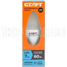 СТАРТ (17281) LEDCANDLE E14 7W40 WS
