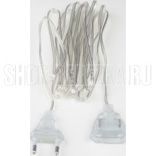 UNIEL (UL-00007299) UCX-Y25/10W-200 CLEAR Удлинитель для подключения гирлянд 2м