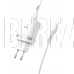 HOCO (6931474716286) C12Qm QC3.0 White + кабель MICRO USB