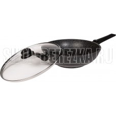 CASTA AV-28-WK-K Вок 28 см , съёмная ручка со стеклянной крышкой