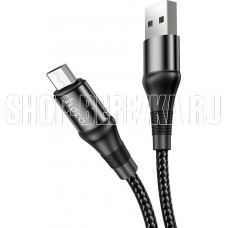 HOCO (6931474734211) X50 USB (m) - microUSB (m) 1.0м - черный
