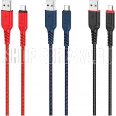 HOCO (6931474744913) X59 USB (m)-microUSB (m) 1.0м - синий