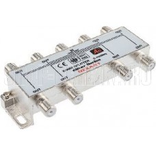 REXANT (05-6105) ДЕЛИТЕЛЬ ТВ Х 8 + 9ШТ. F BOX 5-1000 МГЦ SILVER