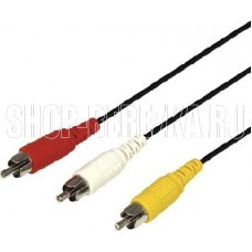 REXANT (17-0204) ШНУР 3 RCA - 3 RCA - 3 м