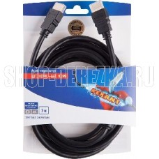 REXANT (06-3102) HDMI-HDMI , 3 М, GOLD С ФЕРРИТАМИ