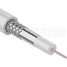 REXANT (01-2611) 3С-2V, CCS/AL/AL, 48%, 75 ОМ, бухта 100М белый