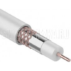 PROCONNECT (01-2206) RG-6U+CU, 75 ОМ, CU/AL/CU, 48%, бухта 100 м, белый