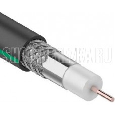 PROCONNECT (01-2436-1) SAT 703 B, CU/AL/AL, 75%, 75 ОМ, бухта 100 м - черный