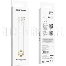BOROFONE (6931474703286) BX22 Bloom USB-8 Pin 2A 1м белый