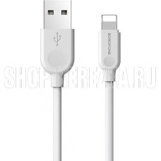 BOROFONE (6957531089971) BX14 USB-Lightning 8 Pin 2.A 1м белый