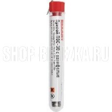 REXANT (09-3099) ПРИПОЙ С КАНИФОЛЬЮ ПОС-30 , 10 Г, 1.0 ММ, (ОЛОВО 30%, СВИНЕЦ 70%), КОЛБА