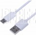 REXANT (18-1881-1) Шнур USB 3.1 type C (male)-USB 2.0 (male) 1 м белый