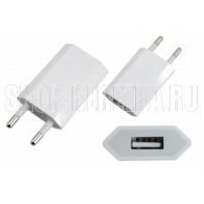 REXANT (18-1194) Сетевое зарядное устройство iPhone/iPod USB белое (СЗУ) (5 V, 1000 mA) REXANT