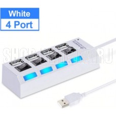 SMARTBUY (SBHA-7204-B) USB 2.0 хаб 4 порта, черный