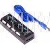 SMARTBUY (SBHA-7304-B) USB 3.0 хаб + выкл., 4 порта, черный