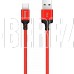 HOCO (6957531062936) X14 USB (m)-Type-C (m) 2м красный/черный