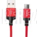 HOCO (6957531062936) X14 USB (m)-Type-C (m) 2м красный/черный