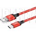 HOCO (6957531062936) X14 USB (m)-Type-C (m) 2м красный/черный