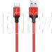 HOCO (6957531062936) X14 USB (m)-Type-C (m) 2м красный/черный
