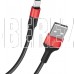 HOCO (6957531080251) X26 USB (m) - Type-C (m) 1m - черный/красный