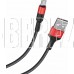 HOCO (6957531080220) X26 USB (m)-microUSB (m) 1.0м - красный/черный