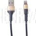 HOCO (6957531080213) X26 USB (m)-microUSB (m) 1.0м - черный/золотой