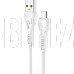 HOCO (6931474710505) X37 USB (m)-microUSB (m) 1.0м - белый