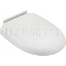 Articplast P07 Крышка для унитаза белая пластиковая с микролифтом, заоваленная
