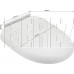 Articplast P07 Крышка для унитаза белая пластиковая с микролифтом, заоваленная