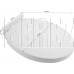 ARTICPLAST P06 Крышка для унитаза белая пластиковая с микролифтом