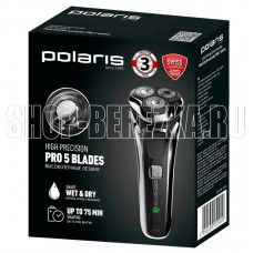 POLARIS PMR 0305R WET&DRY PRO 5 BLADES черный/хром
