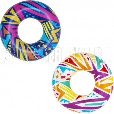 BESTWAY 36228 Круг для плавания 107 см GEOMETRIC