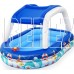 BESTWAY Бассейн надувной с навесом от солнца 54370 SEA CAPTAIN FAMILY POOL (8943)