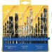 SPARTA Набор сверл по бетону, металлу, дереву 3-4-5-6-8-10 мм, 18 шт, пластиковый бокс, цилиндрический хвостовик 725305