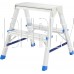 СИБРТЕХ Стремянка двусторонняя 2ст., алюминиевая, Россия 97922