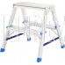 СИБРТЕХ Стремянка двусторонняя 2ст., алюминиевая, Россия 97922